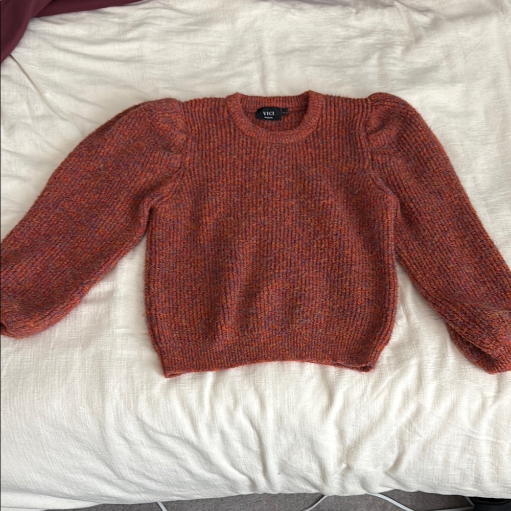 Women's Red Fashion Sweater